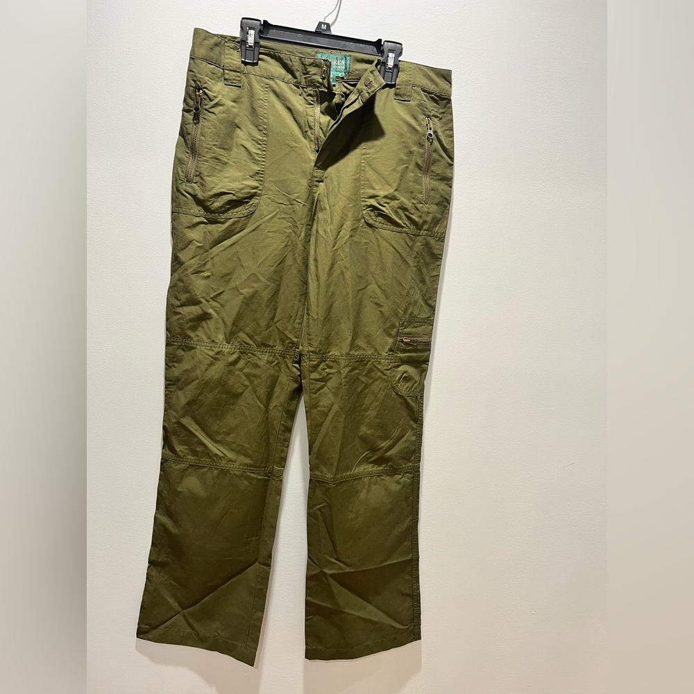 Lauren Ralph Lauren Women's Olive Green Utility Cargo Flight Pants - Size 8